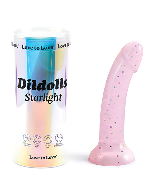 Curved Dildo Suction Cup Dildolls Starlight by Love To Love