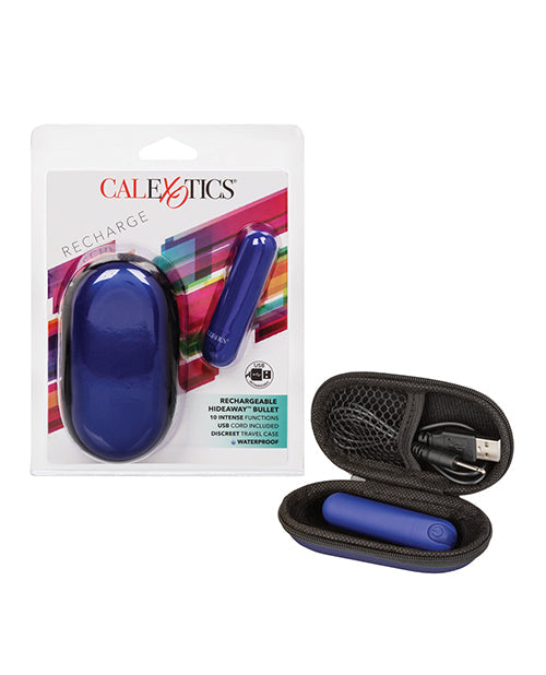 Deepest Desires WIth Rechargable Hideaway Bullet Vibrator Blue