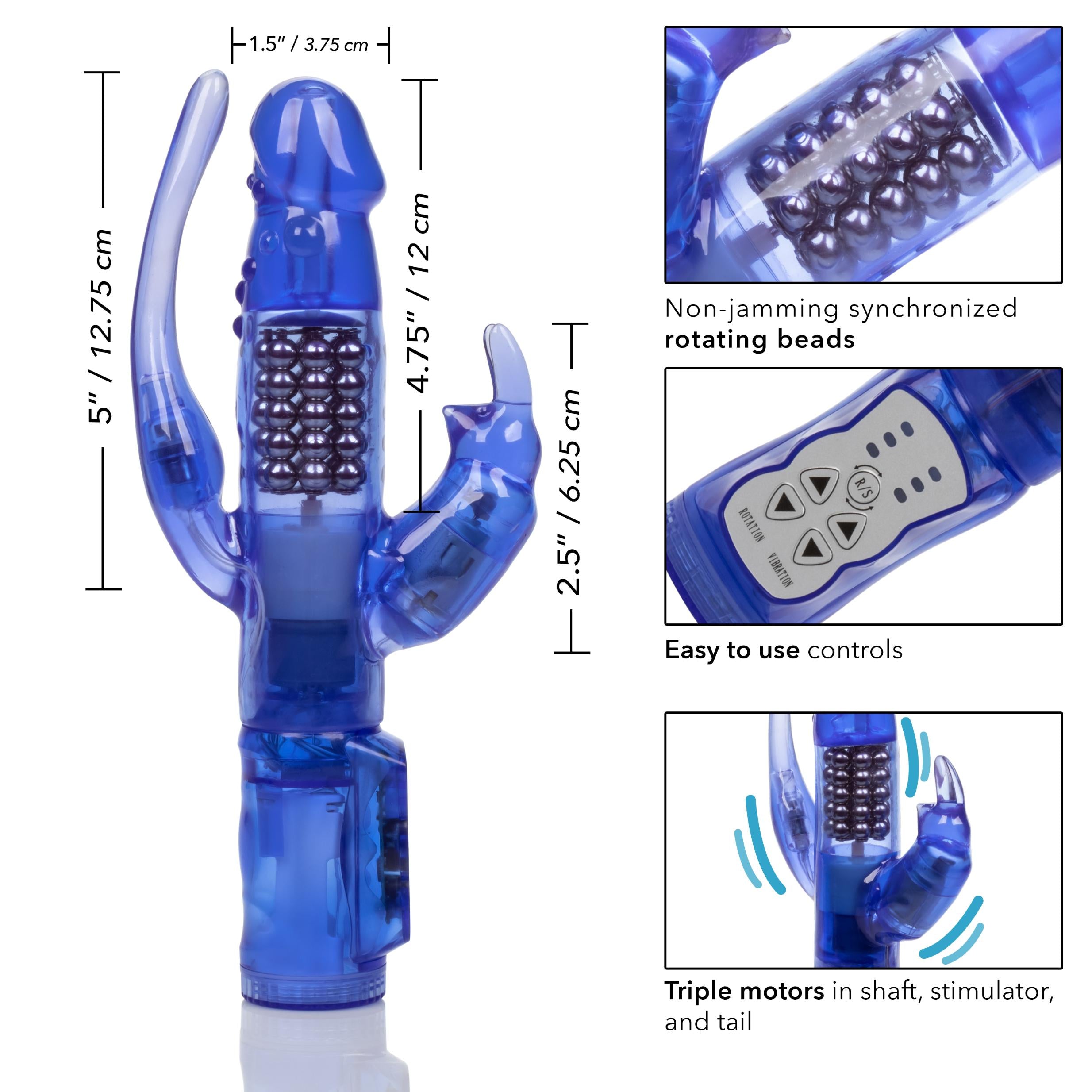 Delight Triple Orgasm Rabbit Style Vibrator