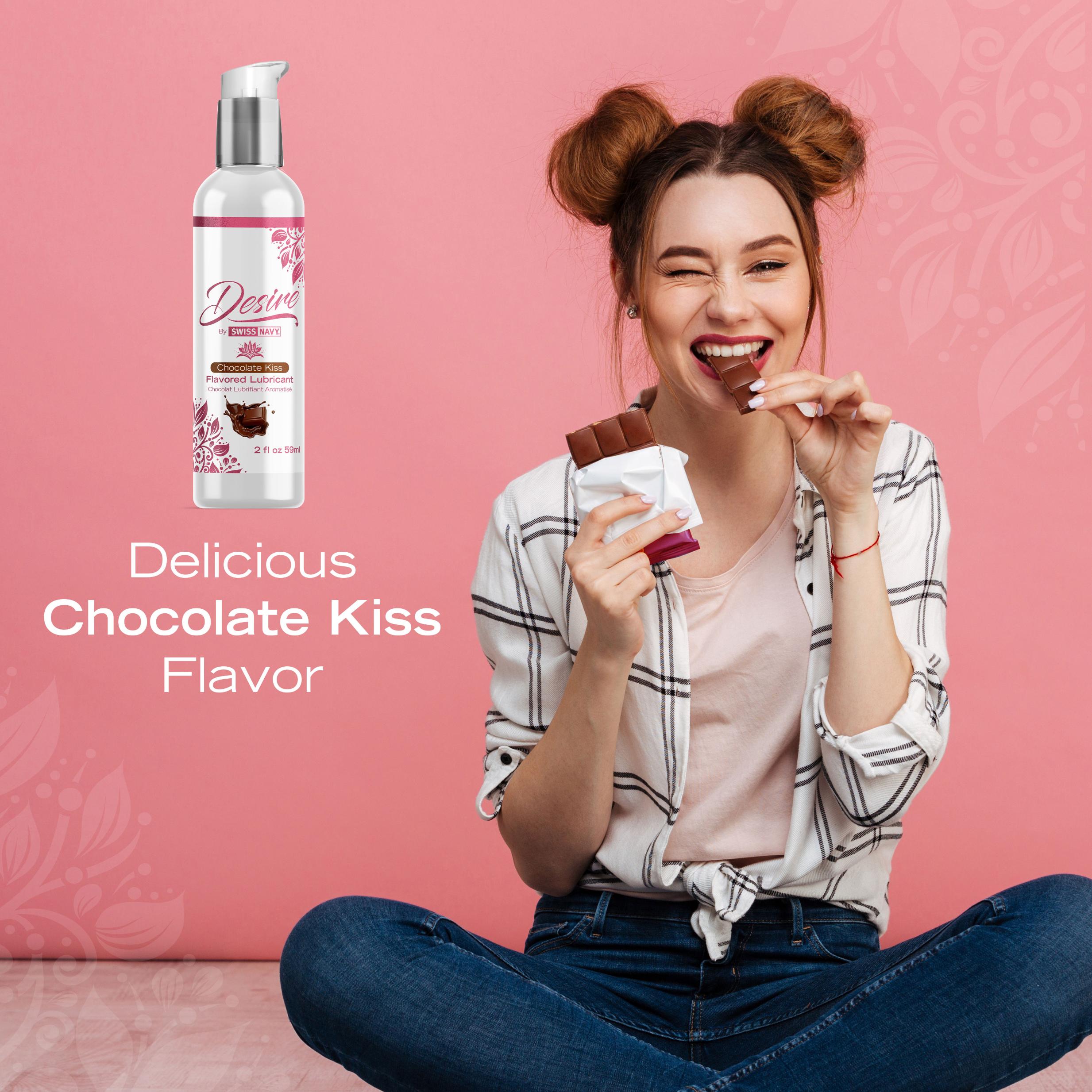 Desire - Flavored Lubricant Chocolate Kiss