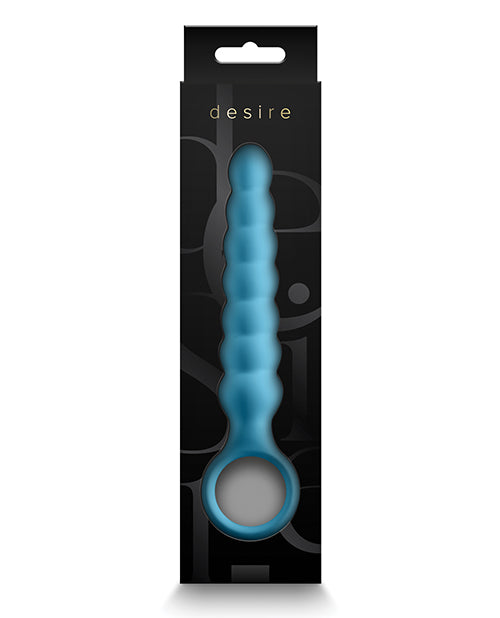 Desire Lucent Smoke Flexible Wand Anal Massager - Blue