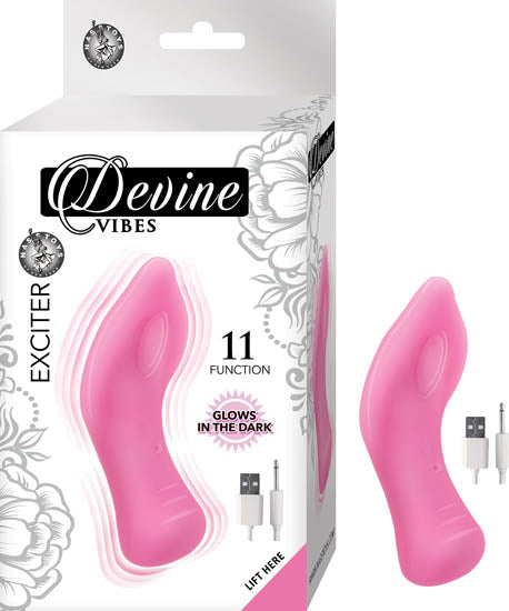 Devine Vibes Exciter Pink In The Dark Clitoral Stimulation Teaser