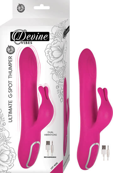 Devine Vibes Ultimate G-Spot Vibrator Thumper Pink