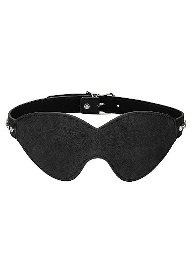 Diamond Studded Eye Mask Black