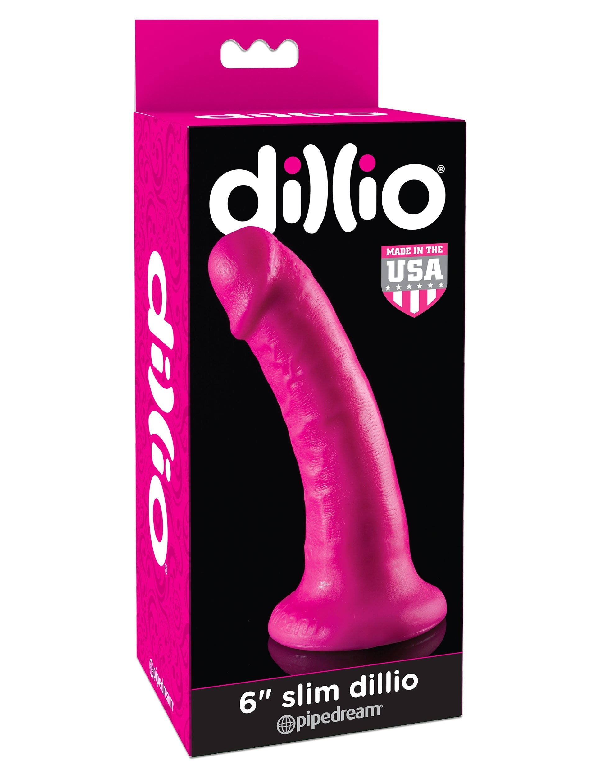 Dillio 6-Inch Slim Dillio Pink / 6"