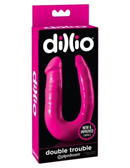 Dillio Double Trouble Dong Pink