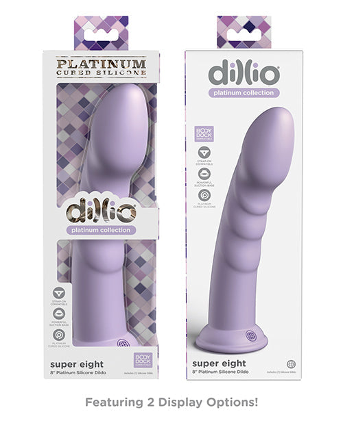 Dillio Platinum - Super Eight 8 Inch Dildo - Peach