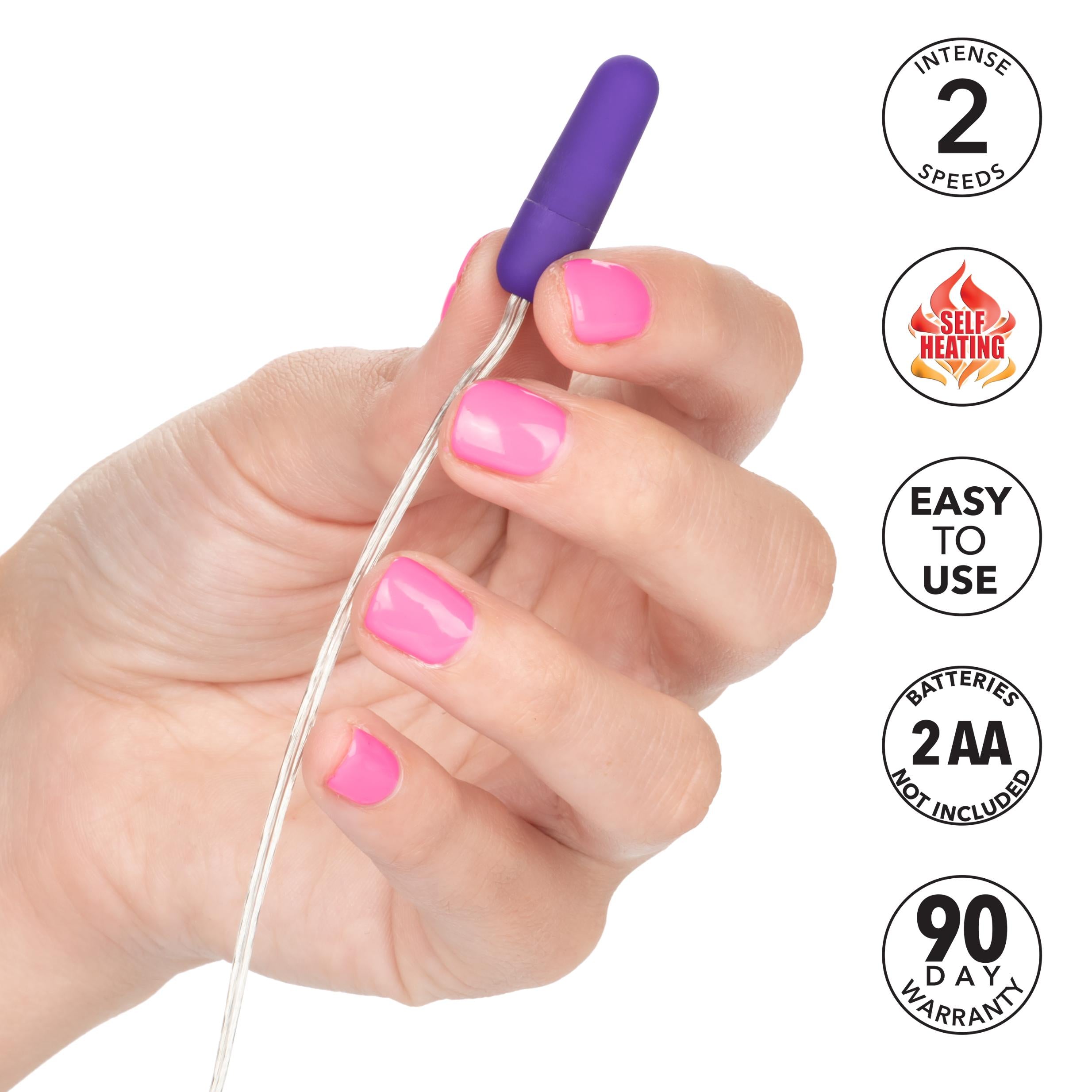 Discreet and Perfect for Pleasure With Whisper Micro Bullet Purple