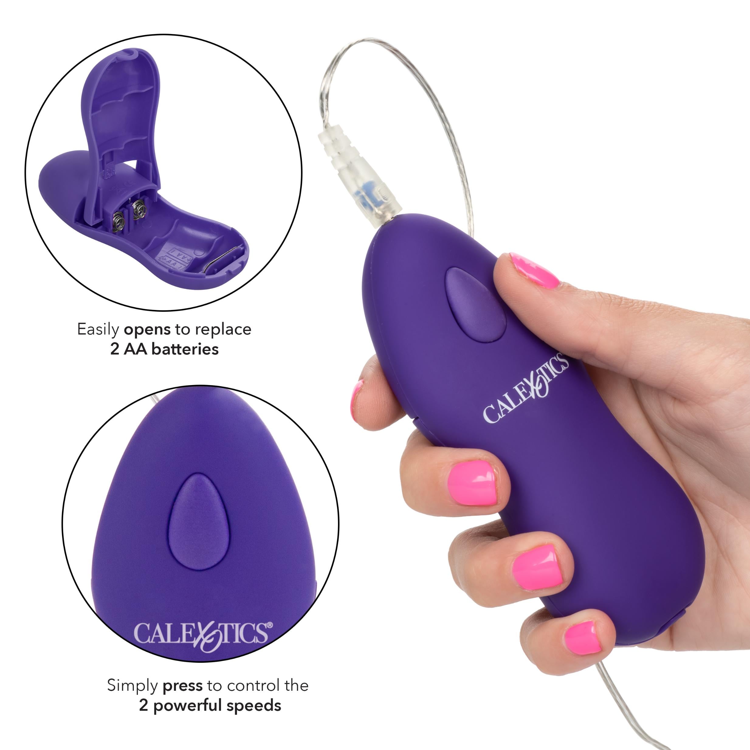 Discreet and Perfect for Pleasure With Whisper Micro Bullet Purple