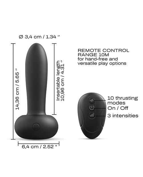 Dorcel Deep Thrust Revolutionary Anal Vibrator - Black