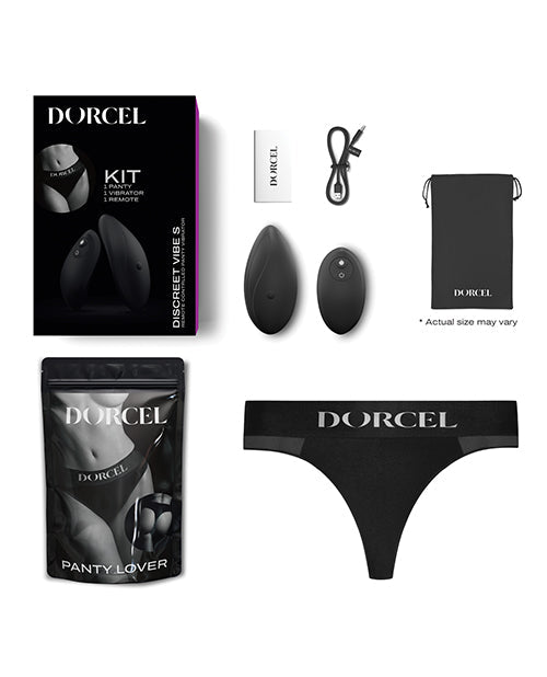 Dorcel Discreet Panty Vibrator W/panty - Black