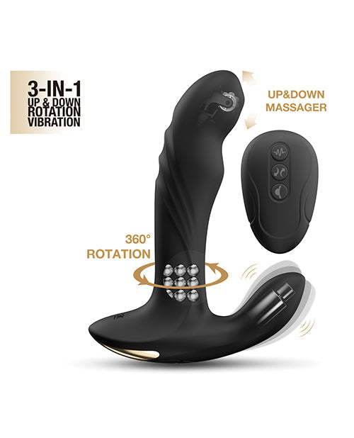 Dorcel P-joy Double Action Prostate Massager - Black