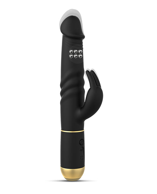 Dorcel Thrusting & Spinning Furious Rabbit Vibrator 2.0 - Black