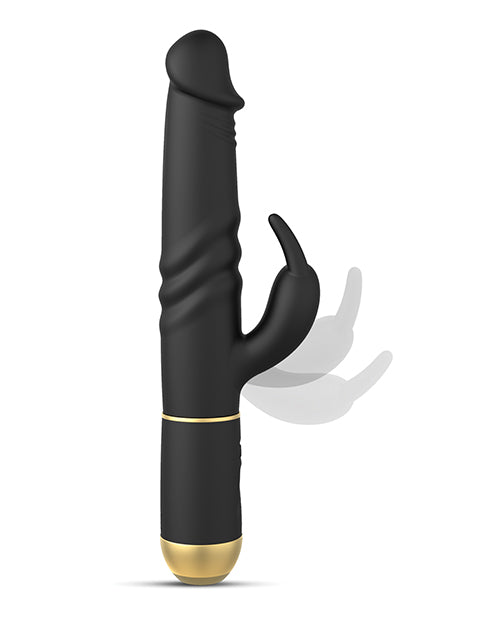 Dorcel Thrusting & Spinning Furious Rabbit Vibrator 2.0 - Black