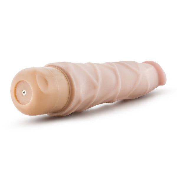 Dr. Skin - Cock Vibrator 1 - 9 Inch Vibrating Cock -  Chocolate