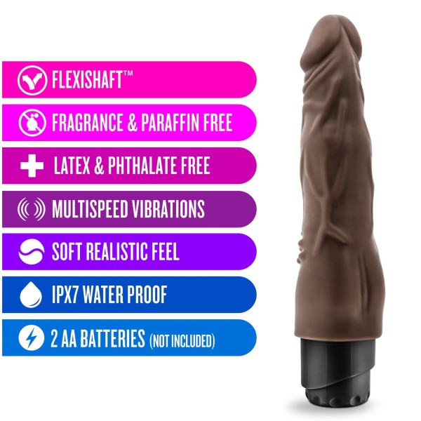 Dr. Skin - Cock Vibrator 4 - 8 Inch Vibrating Cock