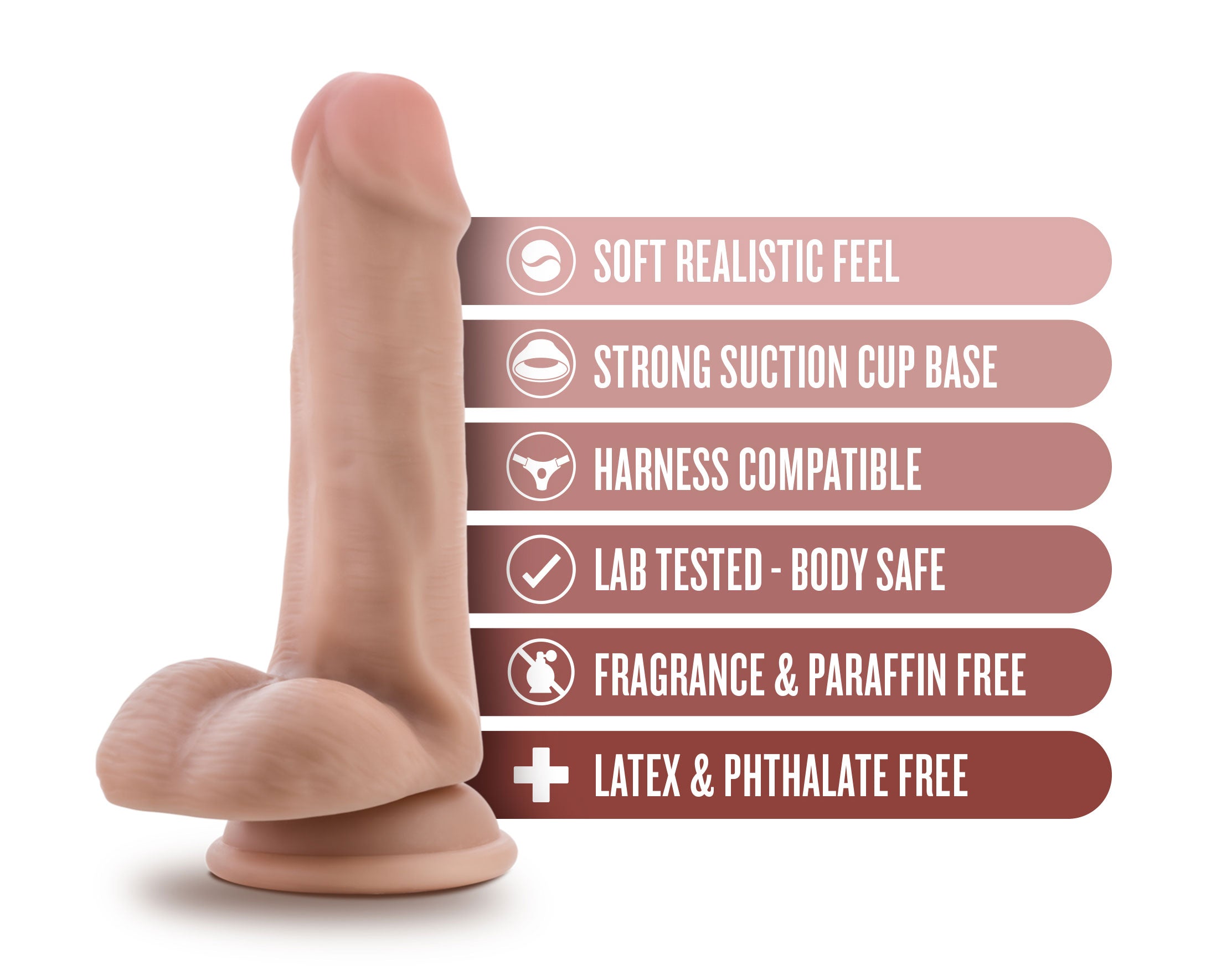 Dr. Skin - Dr. Jeffrey - 6.5 Inch Dildo With Balls