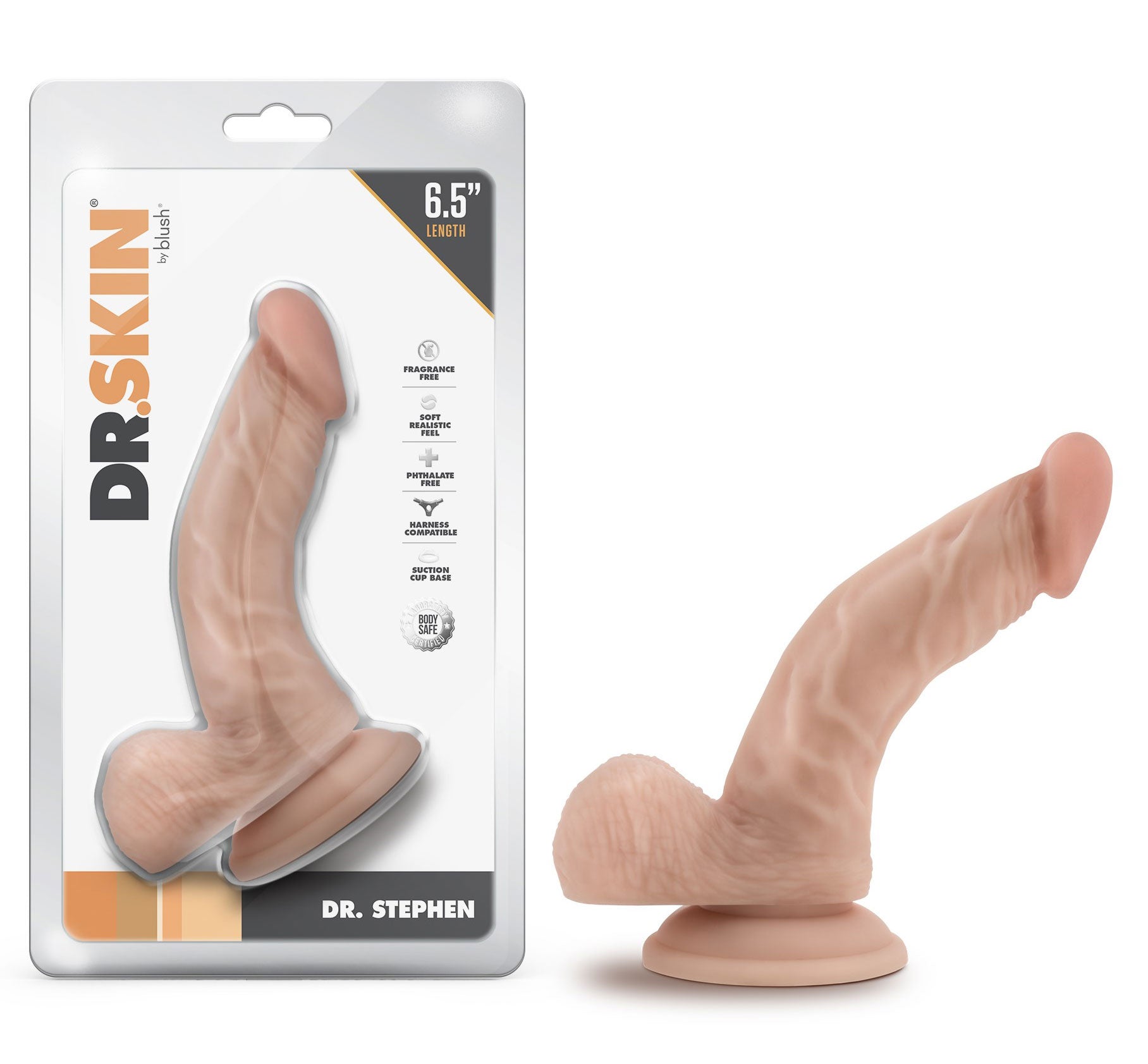 Dr. Skin - Dr. Stephen - 6.5 Inch Dildo With Balls