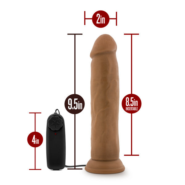 Dr. Skin - Dr. Throb - 9.5 Inch Vibrating Realistic Cock With Suction Cup