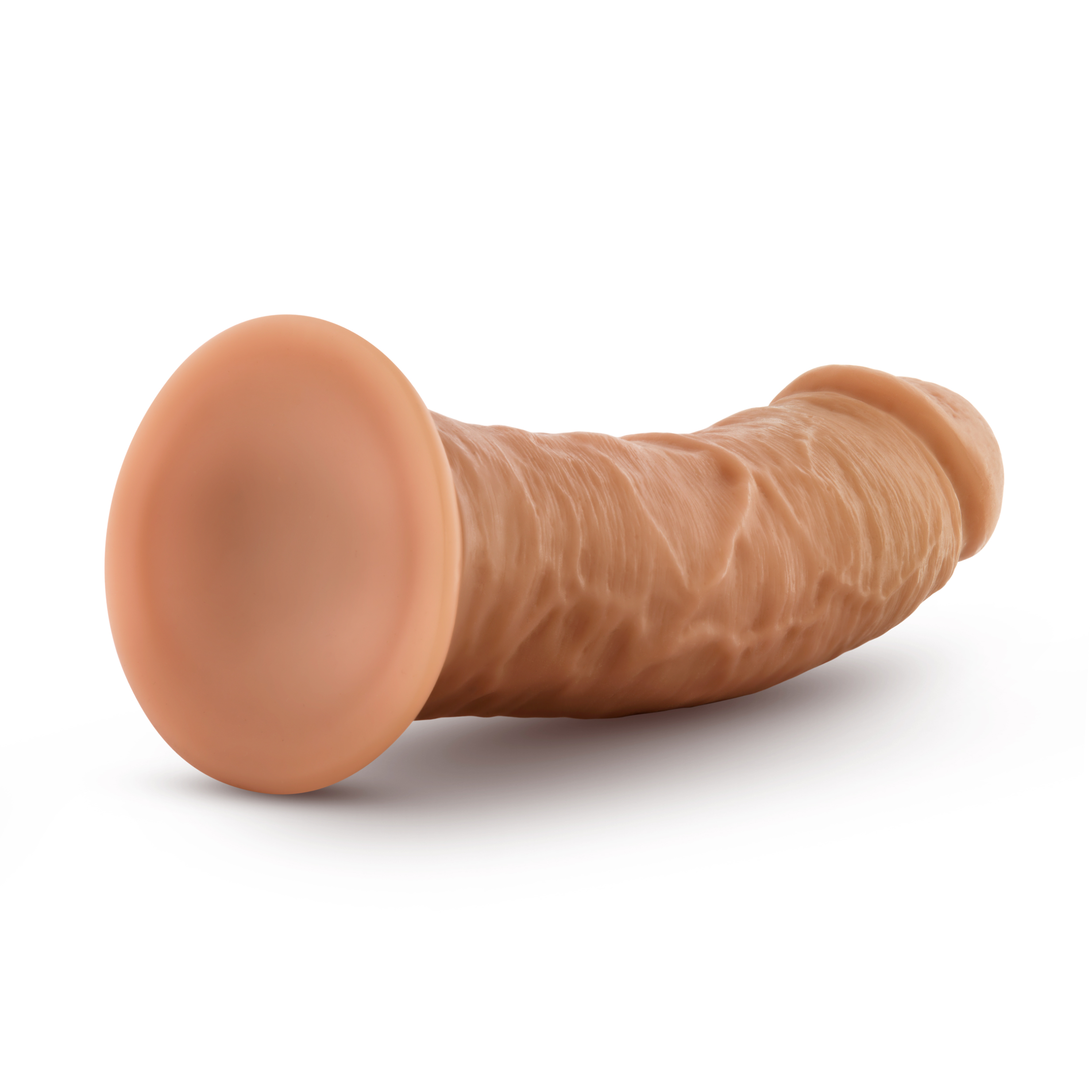 Dr. Skin Glide 8 Inch Self Lubricating Dildo Mocha