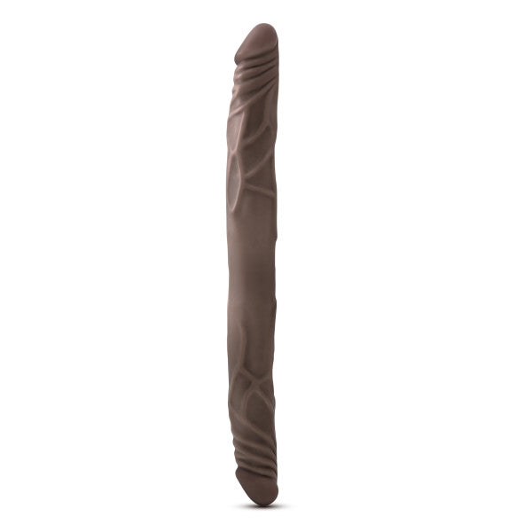 Dr. Skin - Inch Double Dildo - Chocolate 14" / 14