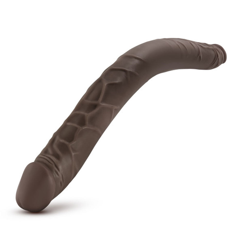 Dr. Skin - Inch Double Dildo - Chocolate 16" / 16