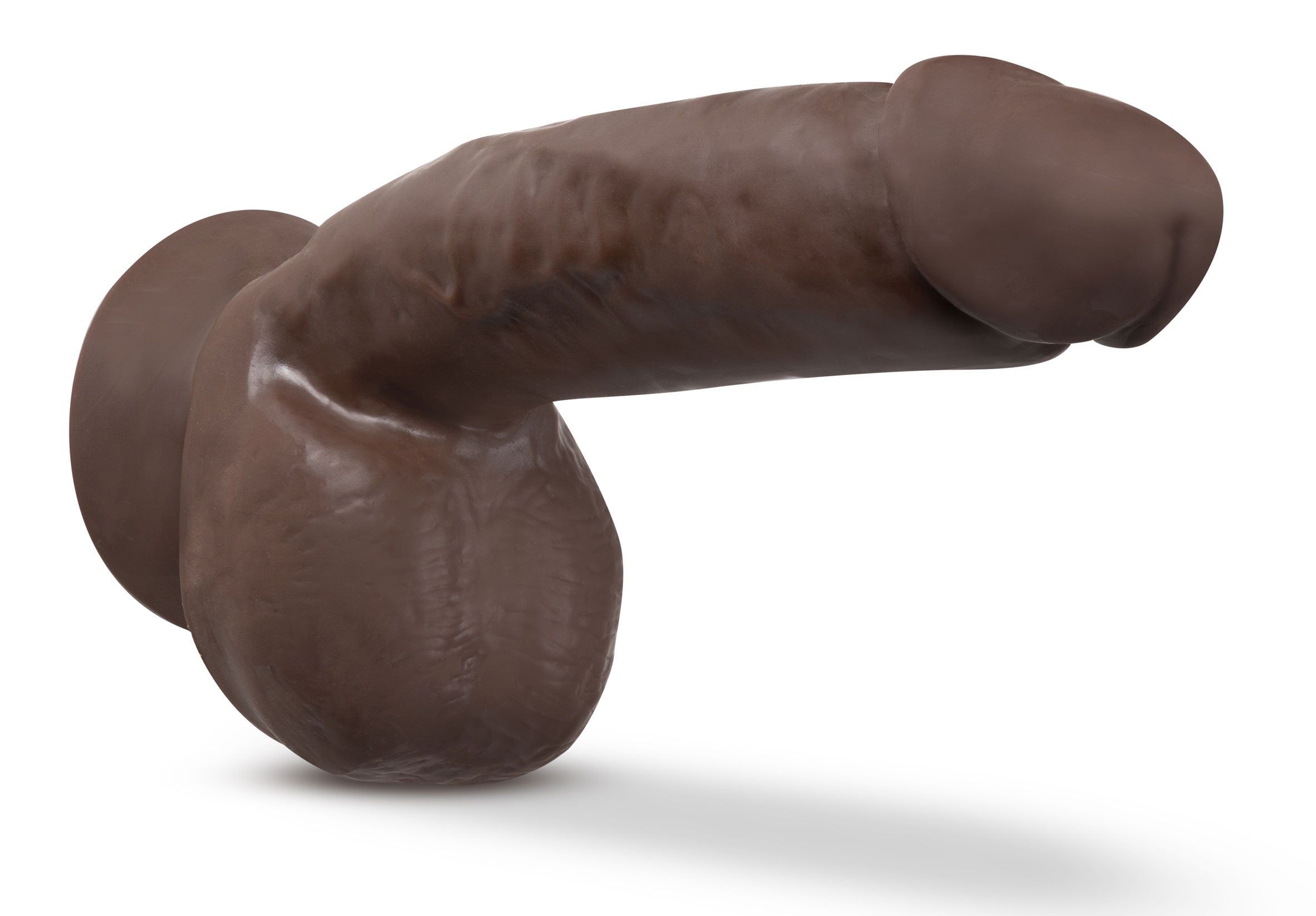 Dr. Skin Plus - 8-Inch Thick Poseable Dildo With Squeezable Balls