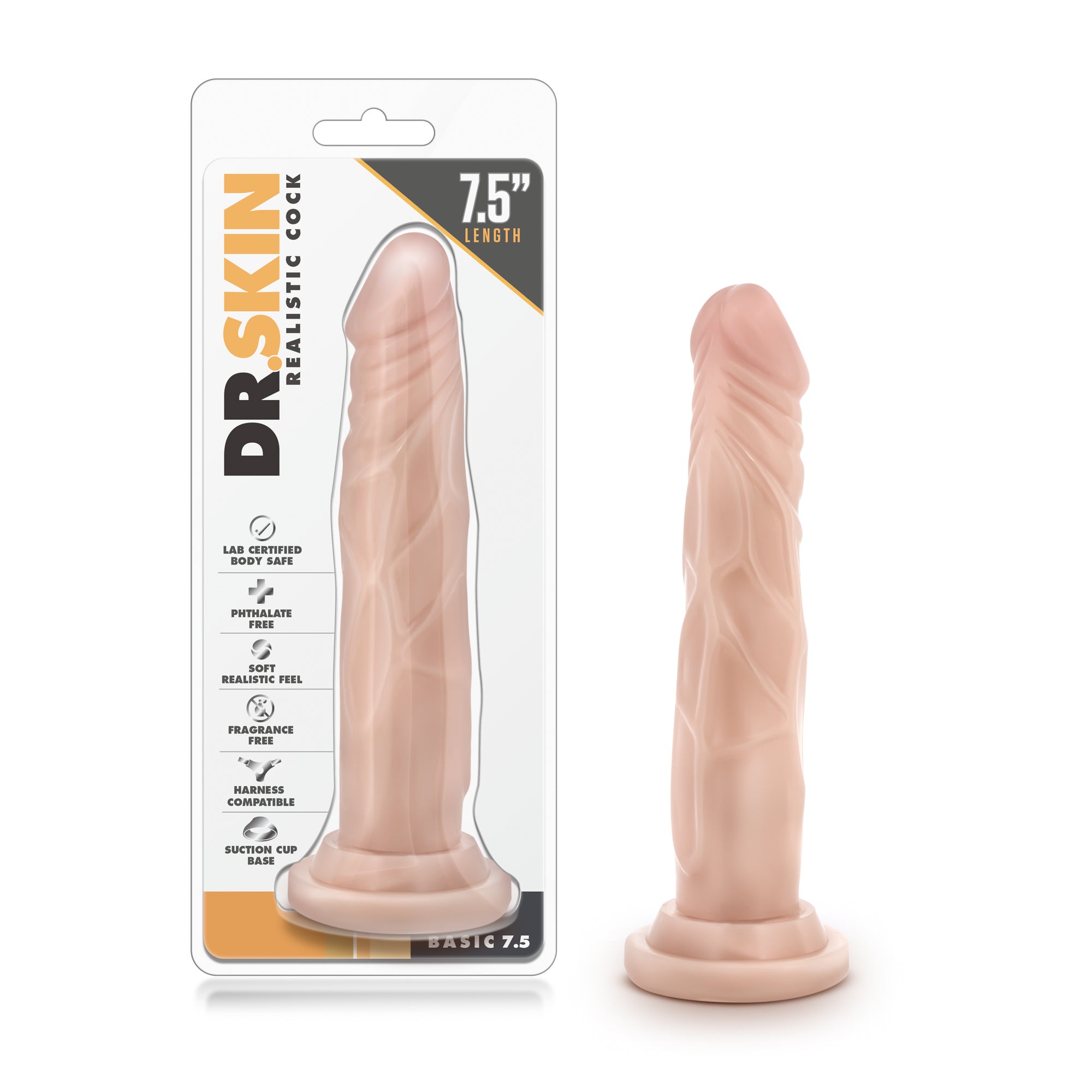 Dr. Skin - Realistic Cock - Basic Beige / 7.5oz