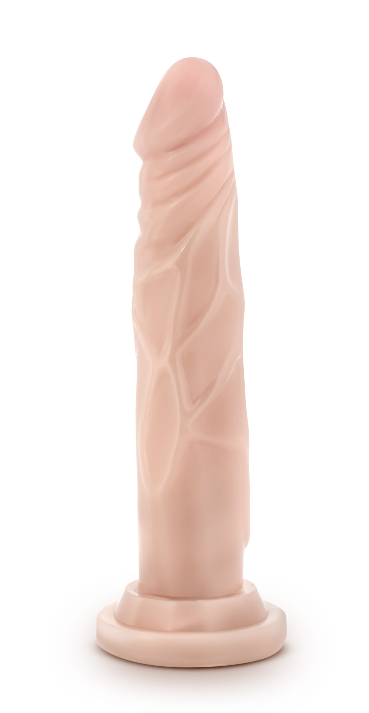 Dr. Skin Silicone - Dr. Carter - 7 Inch Dong With Suction Cup - Vanilla Vanilla