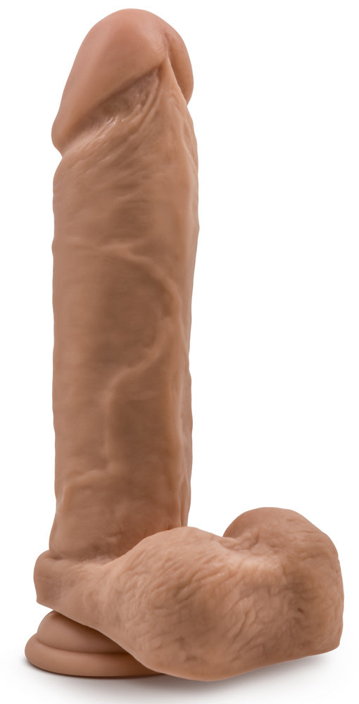 Dr. Skin Silicone - Dr. Julian - 9 Inch Dildo With Suction Cup - Mocha
