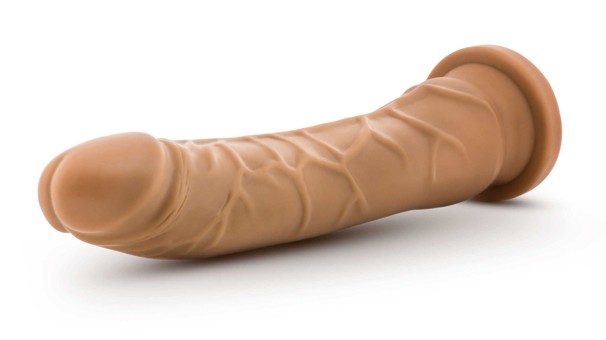 Dr Skin Silicone Dr Noah 8in Dildo Mocha Mocha