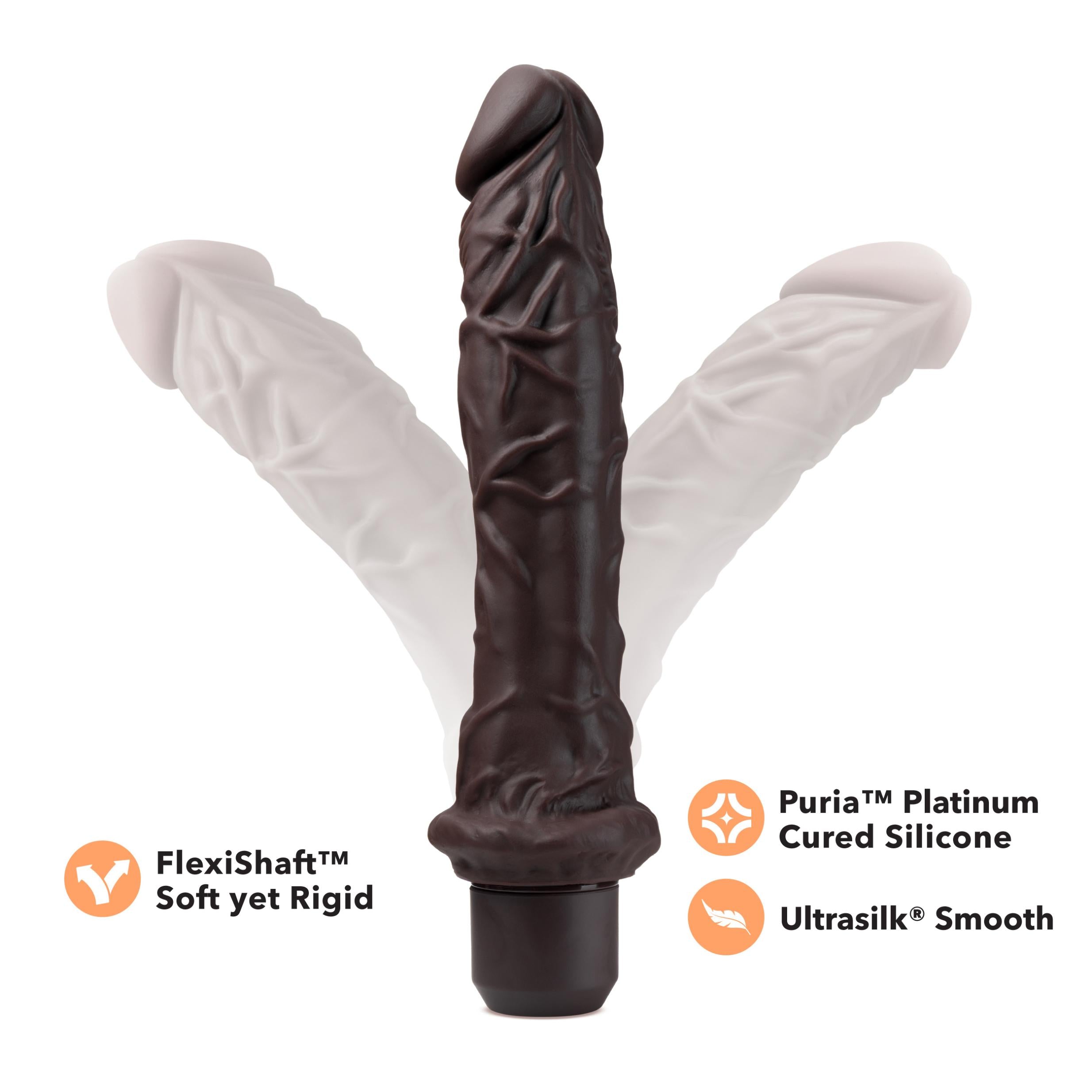 Dr. Skin Silicone Dr. Richard 9in Vibrating Dildo