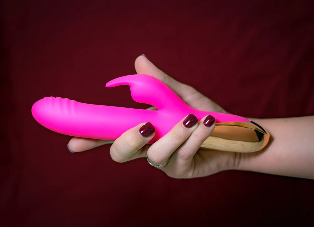 Dream Supercharged Silicone Rabbit Vibrator Rechargeable Pink