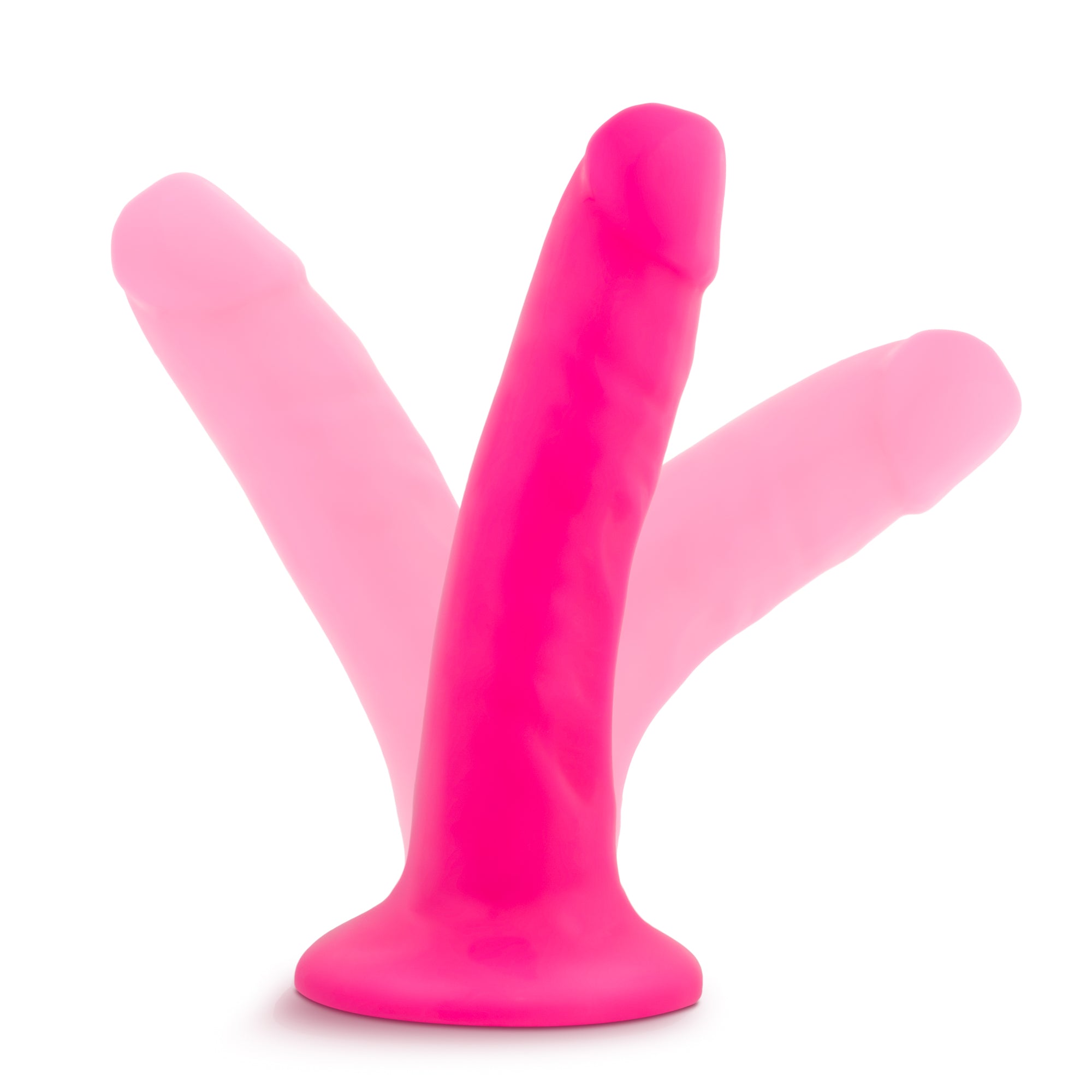 Dual Density Cock Neon Neon Pink