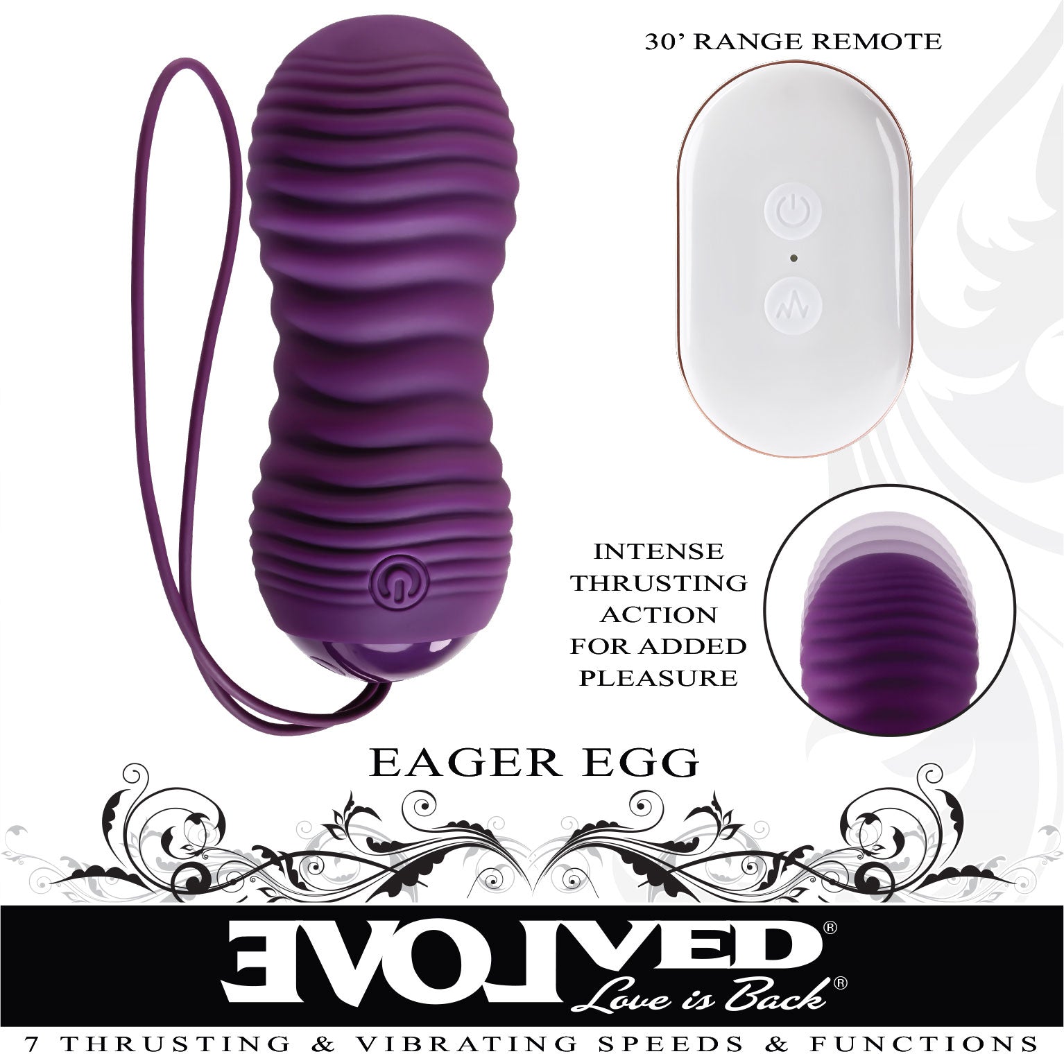 Eager Egg - Plum: The Ultimate Vibrating Pleasure!