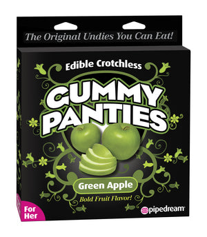 Edible Crotchless Gummy Panties Apple