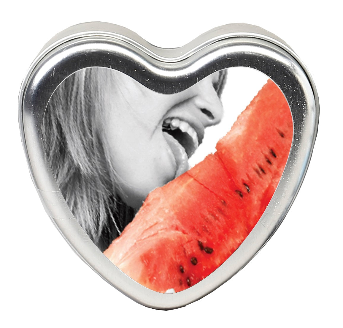 Edible Heart Candle - - 4 Oz. Watermelon