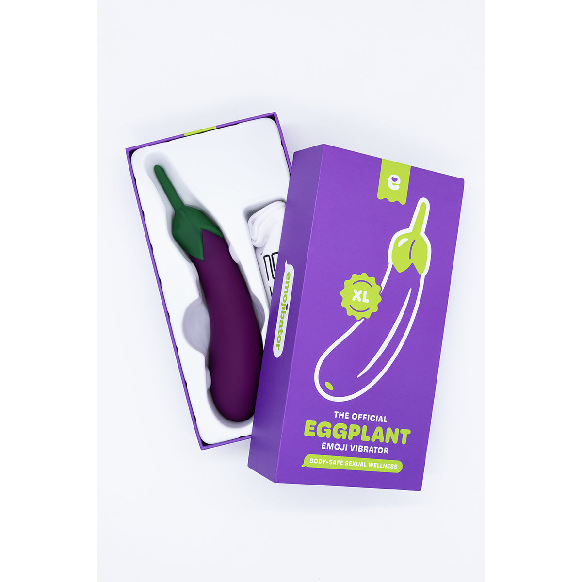 Eggplant XL Vibrator by Emojibator: Pleasure Upgrade