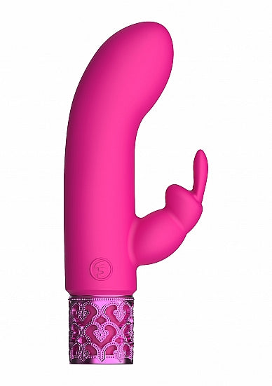 Elegant Royal Gems Dazzling Rechargeable Silicone Bullet