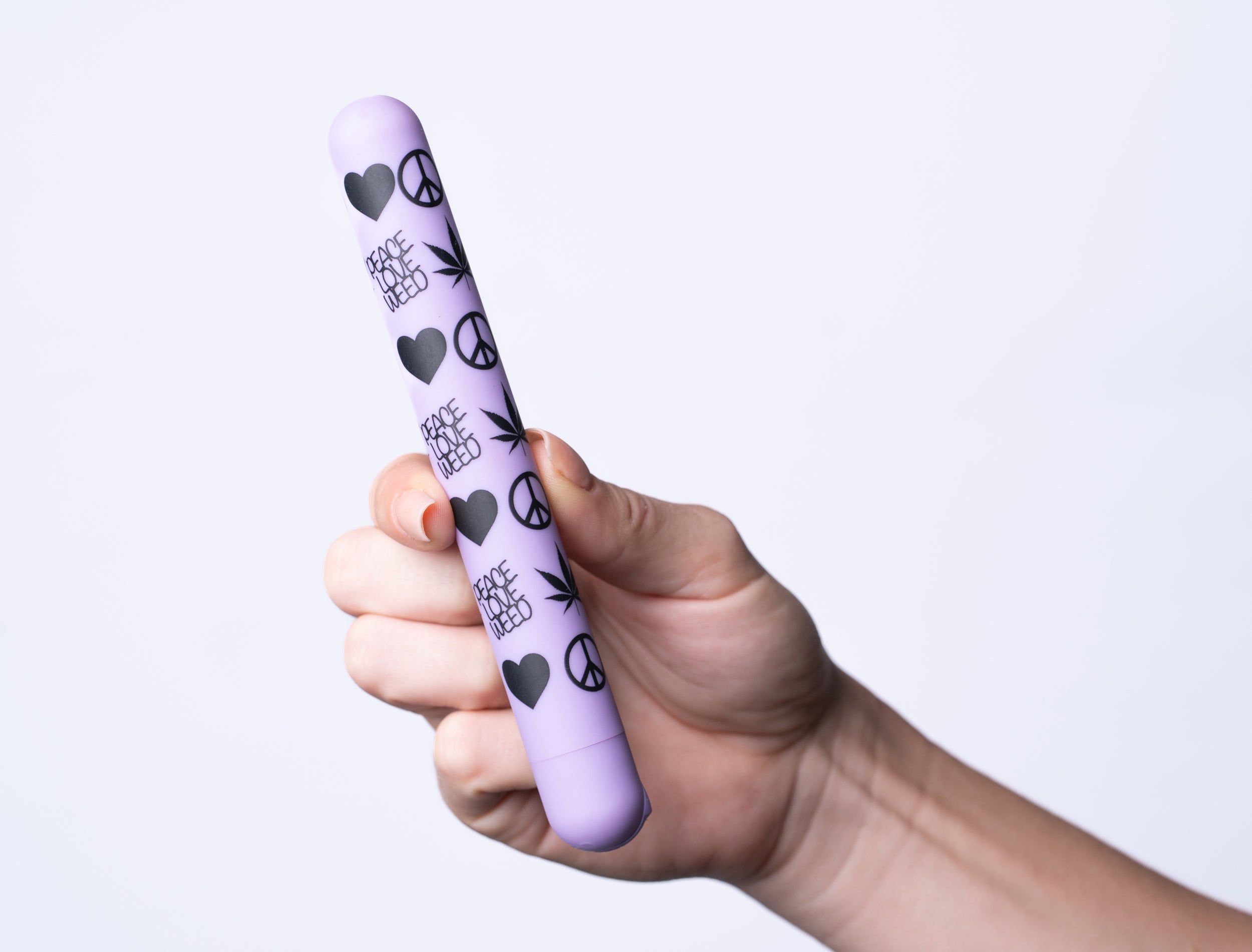 Embrace X-Long Plw Print Bullet Vibrator 420 Series - Violet