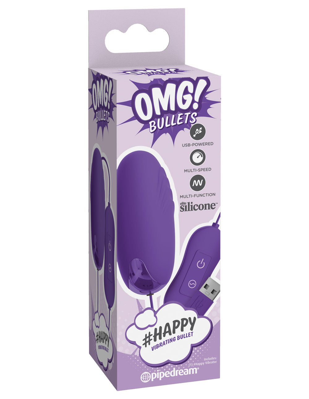 Empowerment Sensations OMG Bullet Vibrator Purple Bullet Purple