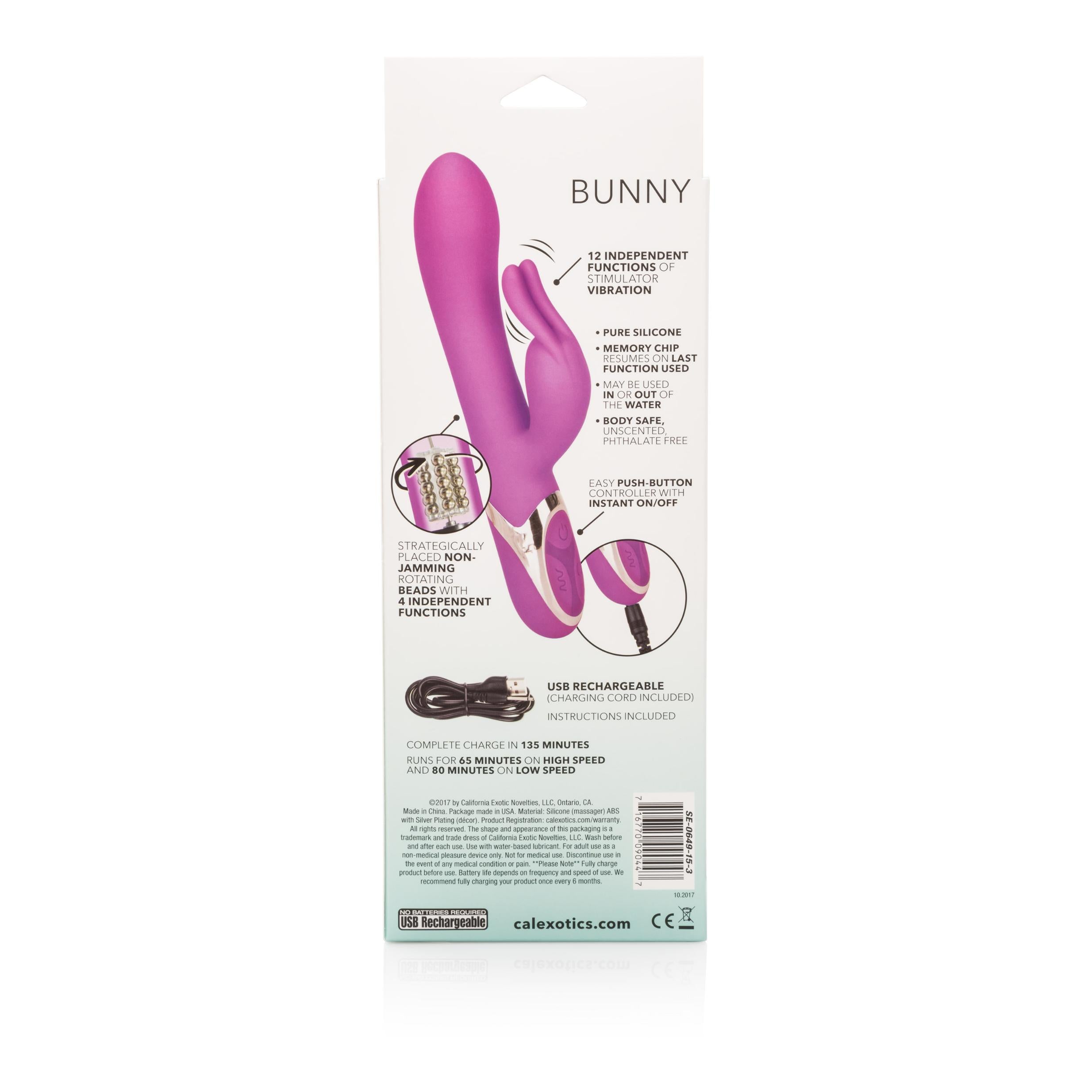 Enchanted Bunny Rabbit Style Vibrator - CalExotics