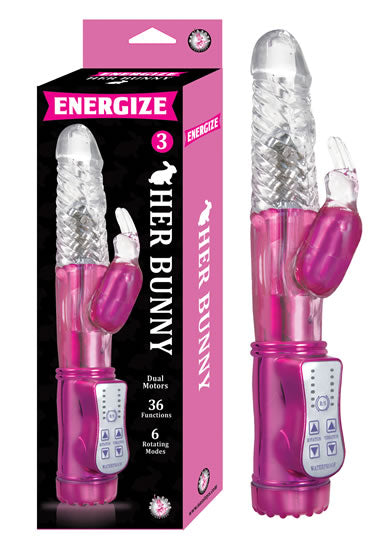 Energize Her Bunny 3 - Purple Pink