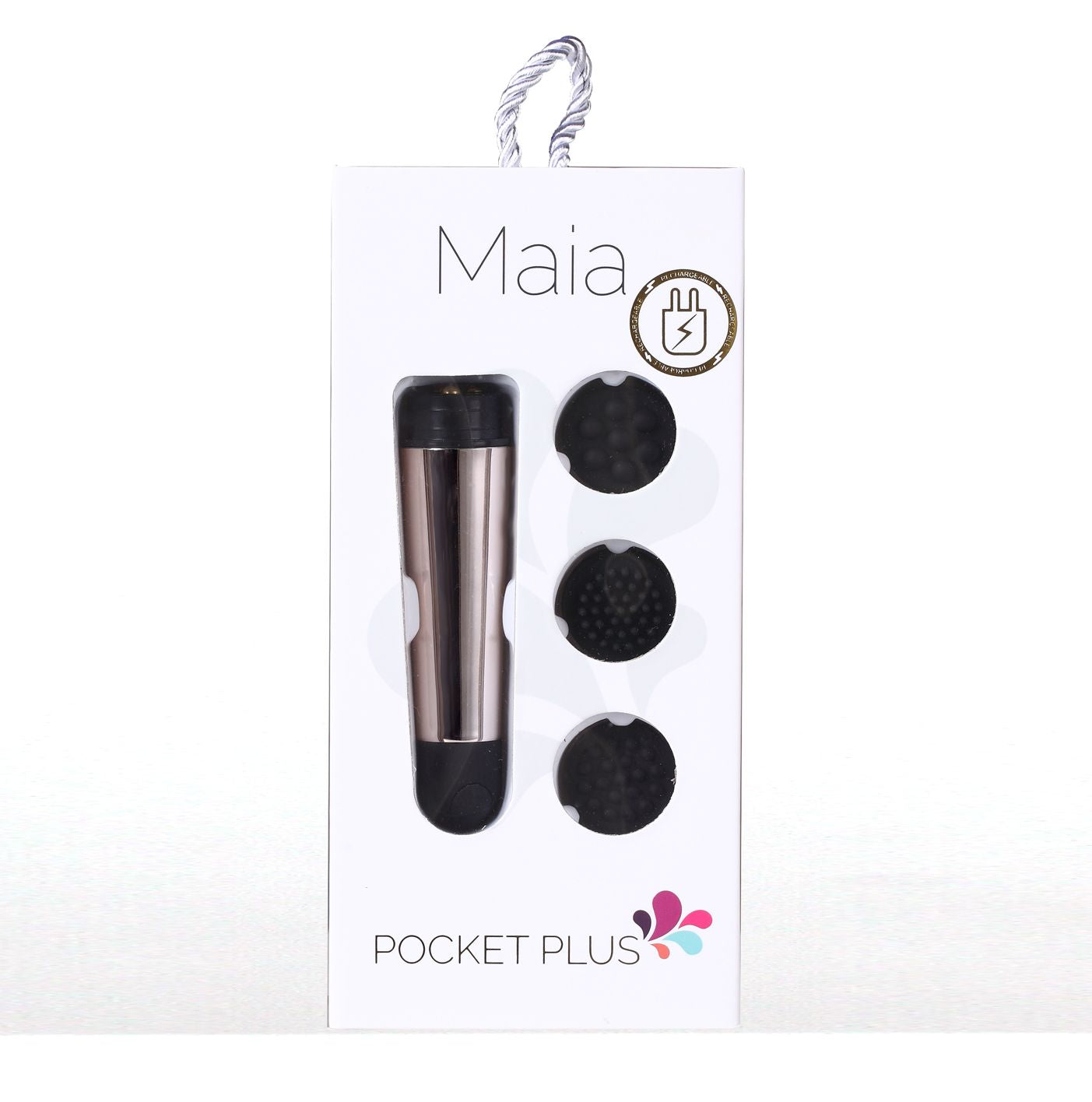 Enjoy Maia Toys Pocket Plus Rose Gold Black Rocket Vibrator