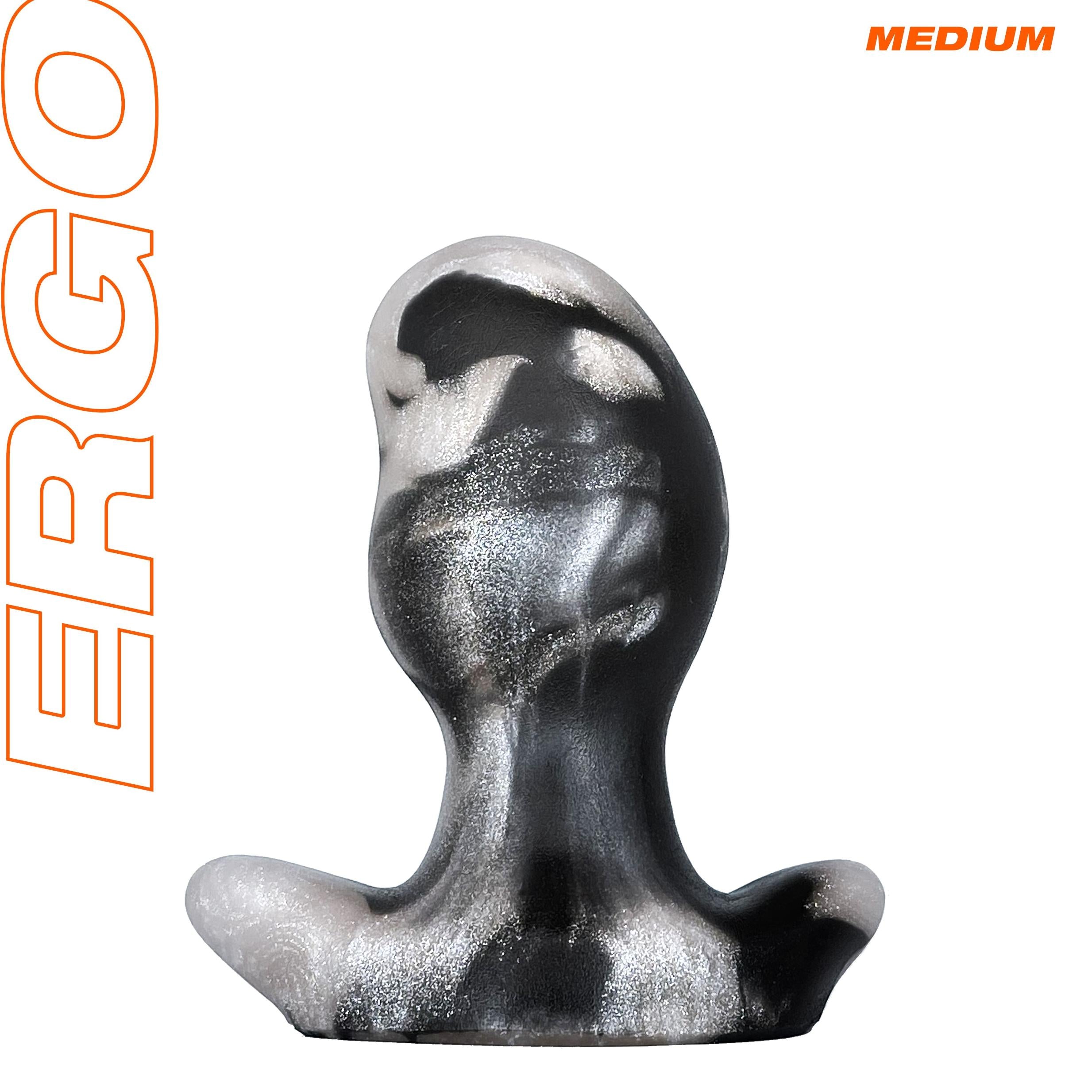 Ergo Butt Plug - - Platinum Swirl Medium