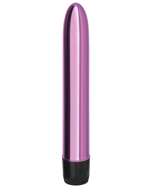 Erotic Toy Company Chrome Classics Vibrator Pink / 7"