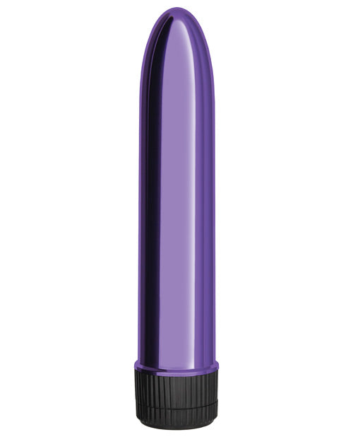 Erotic Toy Company Chrome Classics Vibrator Purple / 5"