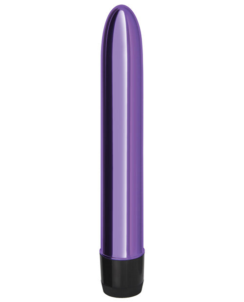 Erotic Toy Company Chrome Classics Vibrator Purple / 7"