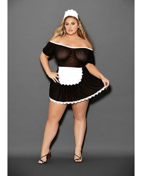 Euphoria Private Maid Black/white Queen size