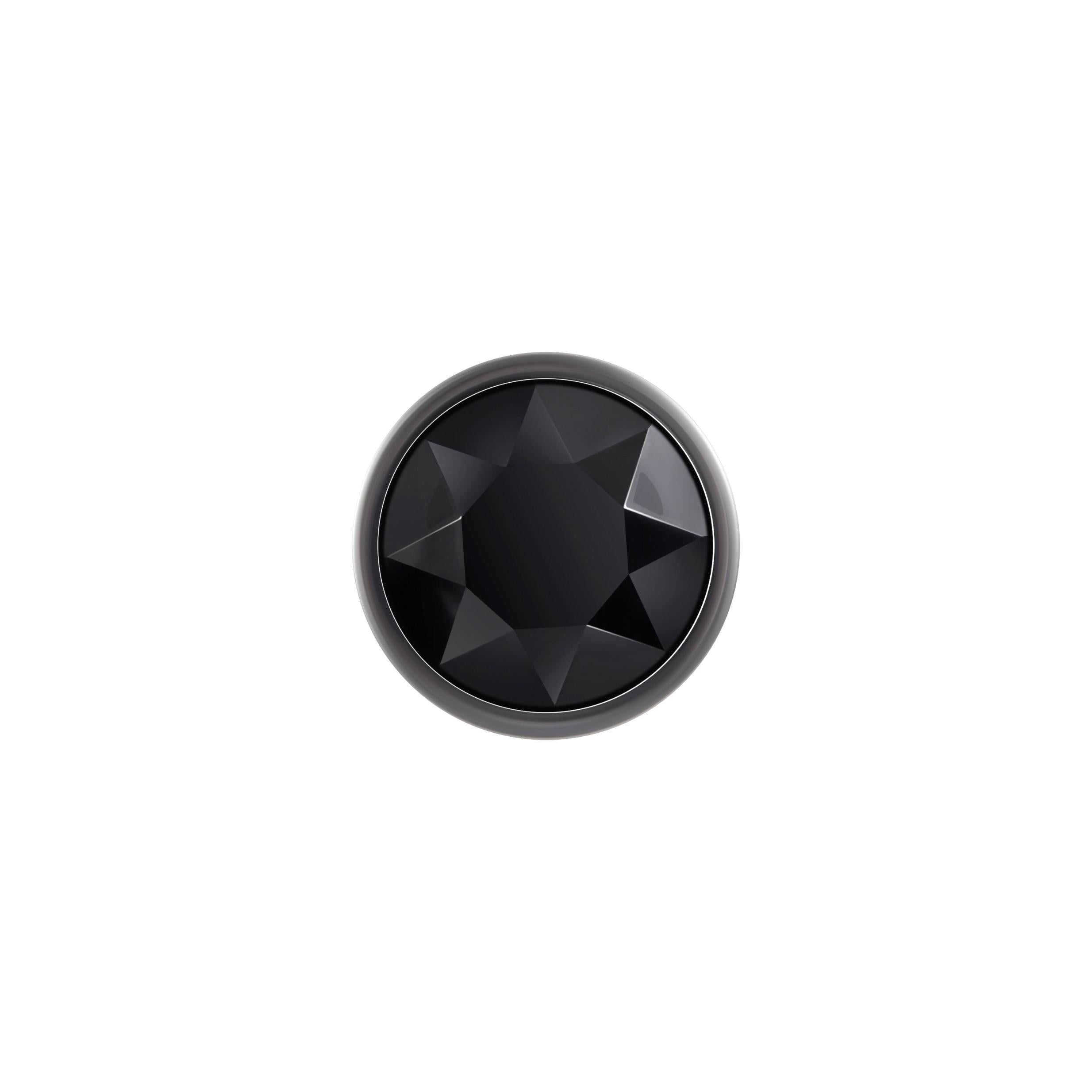 Evolved Gem Black Anal Plug Small